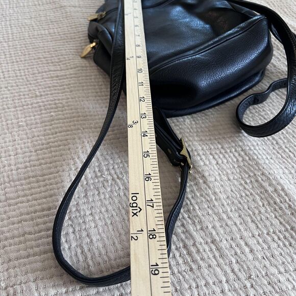 Libaire Backpack Womens Black Leather Mini Bag Purse USA Adjustable Classic - Picture 10 of 10